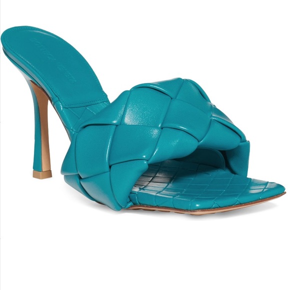 Bottega Veneta Shoes - BOTTEGA VENETA The Lido Sandals, BLASTER (turquoise), NEW
